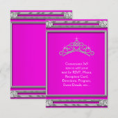 Tiara RSVP rose vif Tout usage (Devant / Derrière)