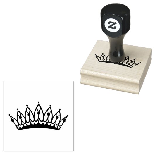 Tiara Stamp Rubberstempel (Gestempeld)