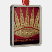 Tiara uit Grave III Metalen Ornament (Rechts)