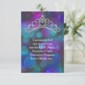 Tiara Violet Rose Turquoise RSVP Tout Usage (Debout devant)