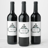 Tiara Wine Label personaliseren Wijn Etiket (Flessen)