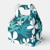 TIARE (BLAUWGROEN) BEDANKDOOSJES (Voorkant Zijde)