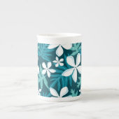 TIARE (BLAUWGROEN) PORSELEIN KOP (Voorkant)