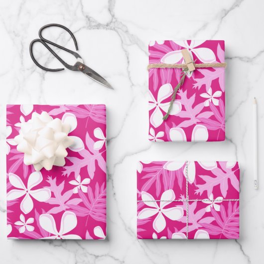 TIARE (HOT PINK) INPAKPAPIER VEL (Voorkant)