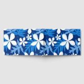 TIARE MOTIF EN BLEU (Complet)