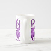 TIARE (PURPLE) BONE CHINA MUG (Dos)