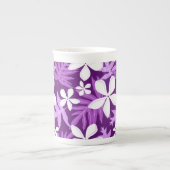 TIARE (PURPLE) BONE CHINA MUG (Devant)