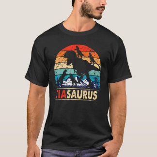 Tiasaurus T Rex Tia Dinosaur 4 Kids Mother's Day T-shirt