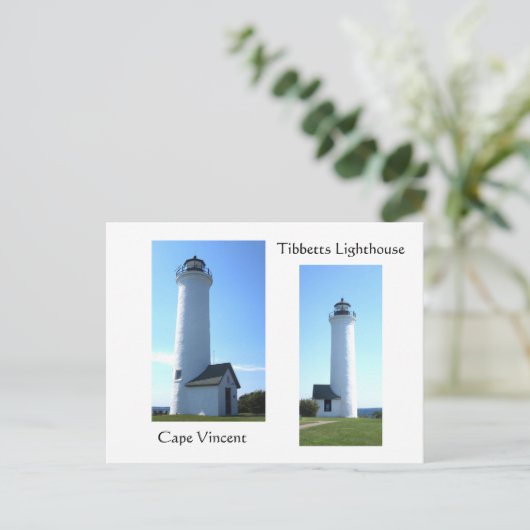 Tibbetts Lighthouse Briefkaart (Staand voorkant)