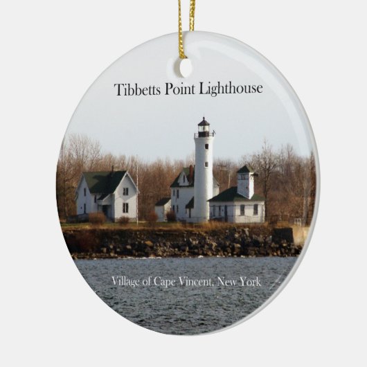Tibbetts Point Lighthouse Keramisch Ornament (Links)