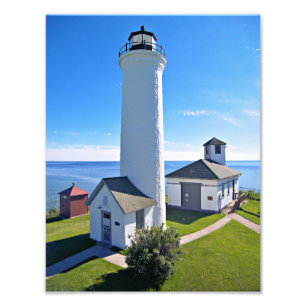 Tibbetts Point Lighthouse, New York Foto Afdruk