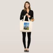 Tibbetts Point Lighthouse, New York Grote Tote Bag (Voorkant (model))