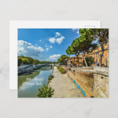 Tiber River, Rome, Italië Briefkaart (Voorkant / Achterkant)