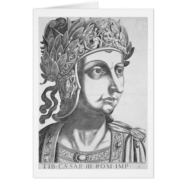 Tiberius Caesar (42 BC-37 AD), 1596 (graving) (Voorkant)
