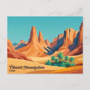 Tibesti-gebergte Tsjaad Briefkaart