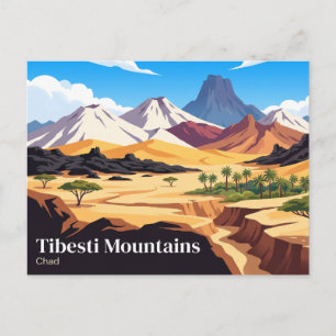 Tibesti-gebergte Tsjaad Briefkaart
