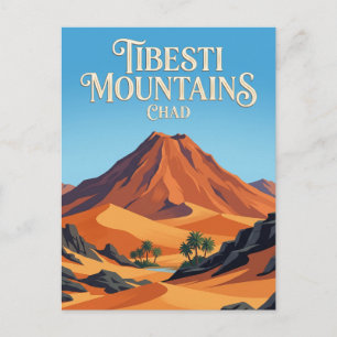 Tibesti-gebergte Tsjaad Briefkaart