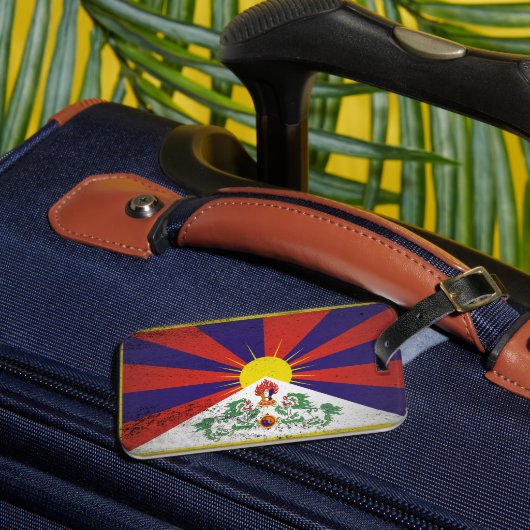 Tibet Bagagelabel (Voorkant Insitu 3)