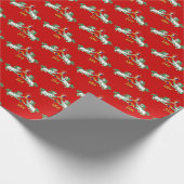 Tibet Cadeaus wrapping, Tibetaanse vlag, Leeuwen / Cadeaupapier (Hoek)