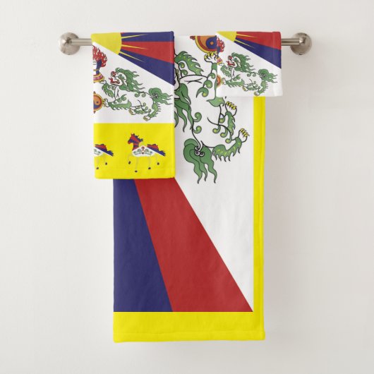 Tibet & Drapeau Tibétain salle de bain mode / Hima (En situation)