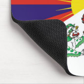 Tibet Flag Mousepad Muismat (Hoek)