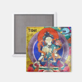 Tibet - Heruka Buddha, Oudheid (Fridge Magnet) Magneet (Voorkant / Achterkant)