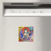 Tibet - Heruka Buddha, Oudheid (Fridge Magnet) Magneet (Insitu (Vaatwasser))