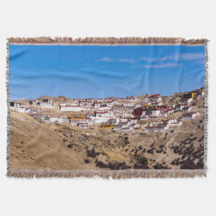 Tibet - het klooster Ganden Buddhist Deken