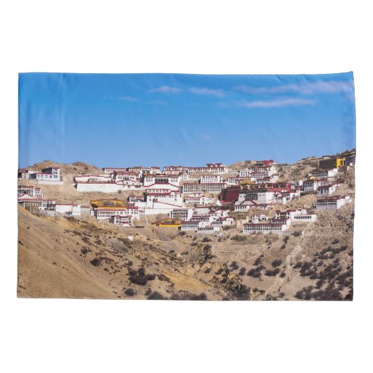 Tibet - het klooster Ganden Buddhist Kussensloop (Achterkant)