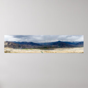 Tibet - het klooster Ganden Buddhist Poster