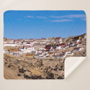 Tibet - het klooster Ganden Buddhist Sherpa Deken