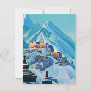 “Tibet Himalaya” door Nicholas Roerich Briefkaart