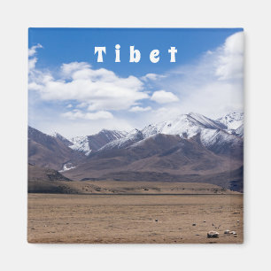 Tibet, Himalaya - Schilderachtig berglandschap Magneet
