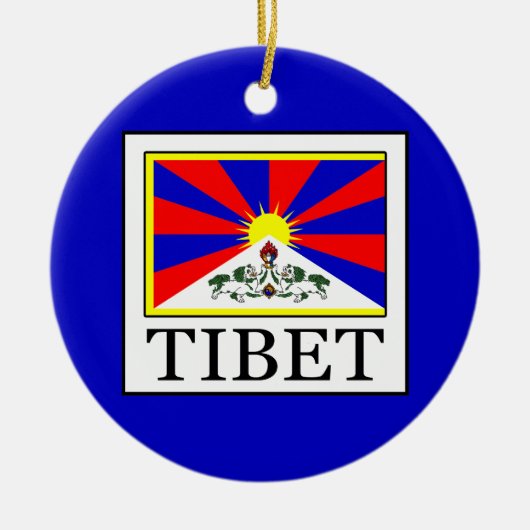 Tibet Keramisch Ornament (Voorkant)