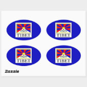 Tibet Ovale Sticker (Vel)
