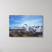 Tibet Qomolangma Mt Everest China Reisfoto Canvas Afdruk (Voorkant)