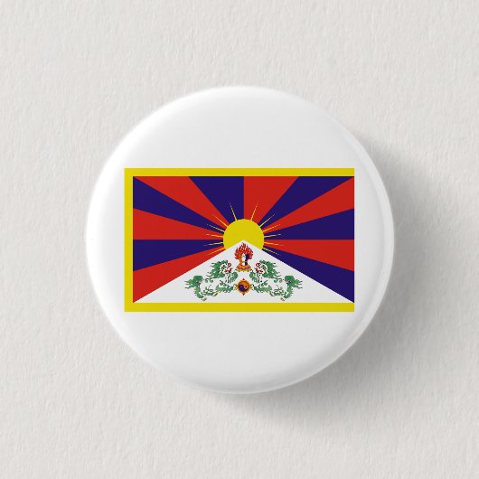 Tibet Ronde Button 3,2 Cm (Voorkant)
