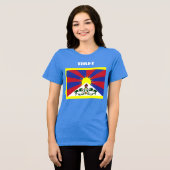 TIBET Special  Blue Tourist Tri-Blend Shirt (Voorkant volledig)