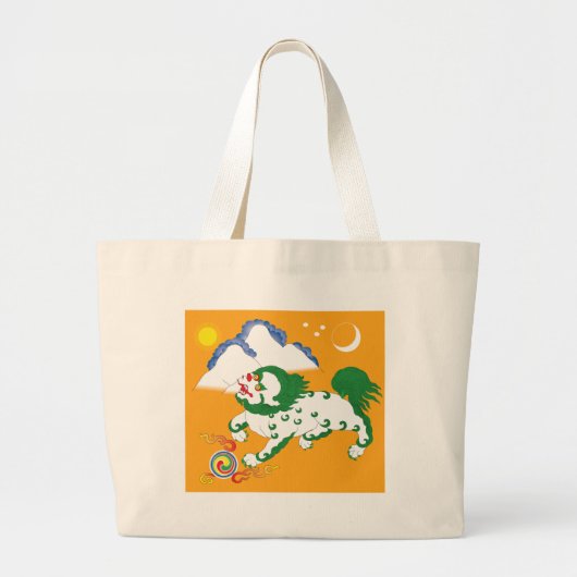 Tibet vlag (1920-1925) grote tote bag (Voorkant)