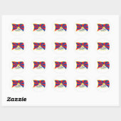 Tibet Vlag Sticker (Vel)