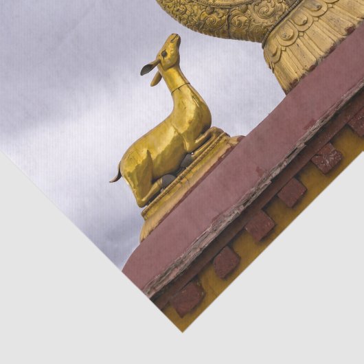 Tibet, wiel Lhasa - Dharma in de Jokhang tempel Tissuepapier (Detail)