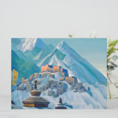 Tibetaans landschap in het Himalaya-gebergte Kaart (Staand voorkant)