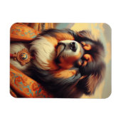Tibetaans Mastiff Dog Painting Magneet (Horizontaal)