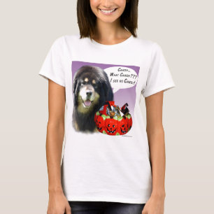 Tibetaans Mastiff Halloween Snoep T-shirt