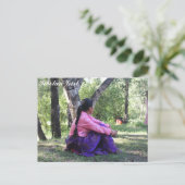 Tibetaans meisje briefkaart (Staand voorkant)