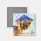 Tibetaans Spaniel Afstuderen Magneet (Voorkant / Achterkant)