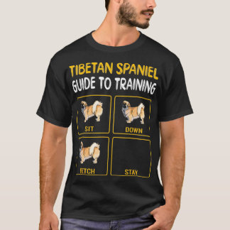 Tibetaans Spaniel Guide to Training Dog Obedience T-shirt
