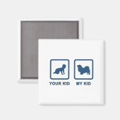 Tibetaans Spaniel Magneet (Voorkant / Achterkant)