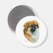 Tibetaans Spaniel Magneet (Voorkant / Achterkant)