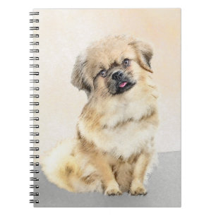 Tibetaans Spaniel Schilderen - Kute Original Dog A Notitieboek